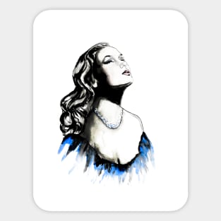 Veronica Lake Sticker